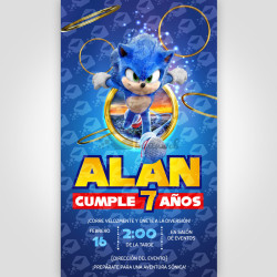 Invitación Digital -Sonic 01