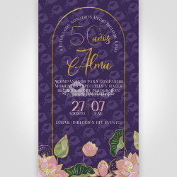 Invitación Digital - Floral 01