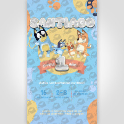 Invitación Digital - Bluey 02