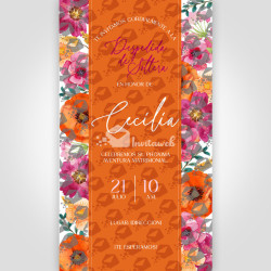 Invitación Digital - Despedida de Soltera - Floral 01