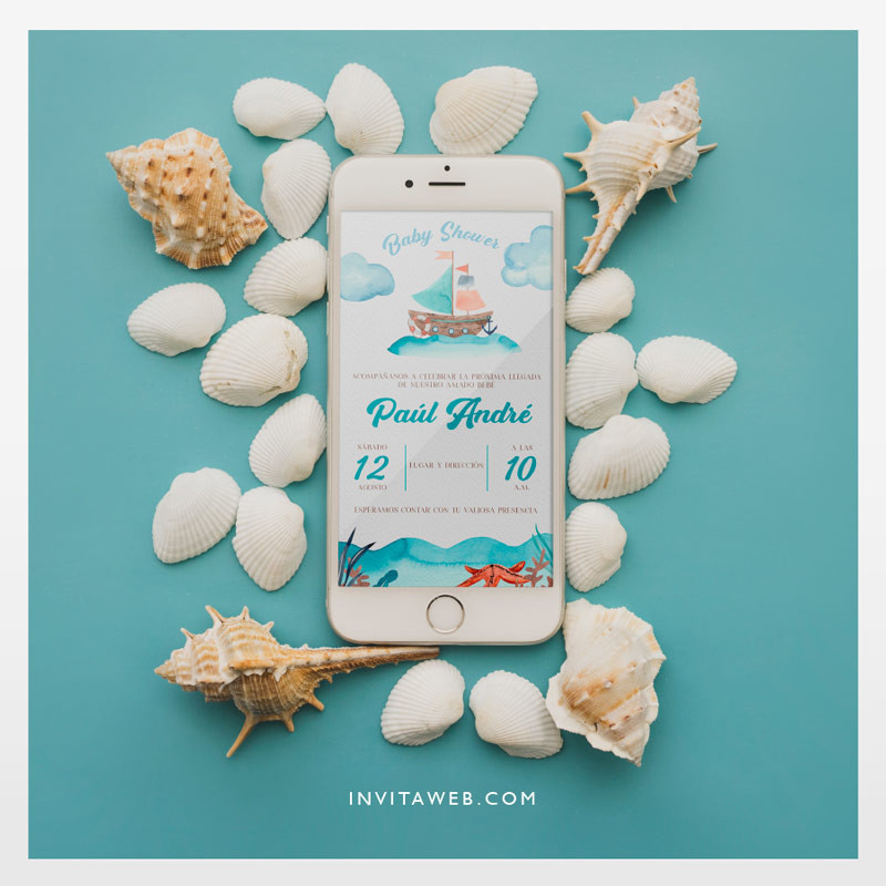 Invitación Digital - Marinero 01