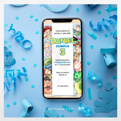 Invitación Digital - Toy Story 02