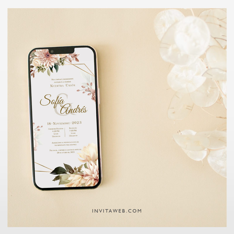 Invitación Digital - Boda 01