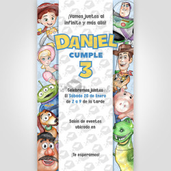 Invitación Digital - Toy Story 02